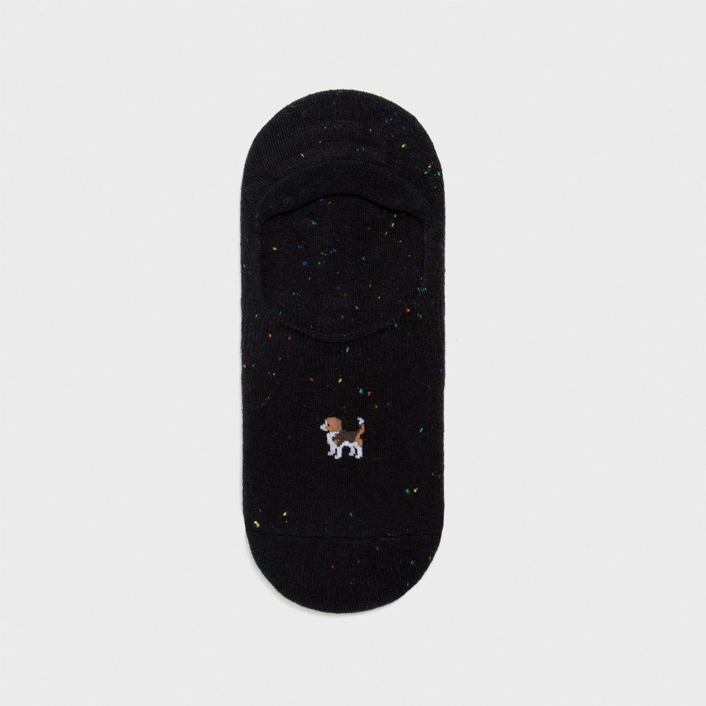 cover beagle colorful black (50%)